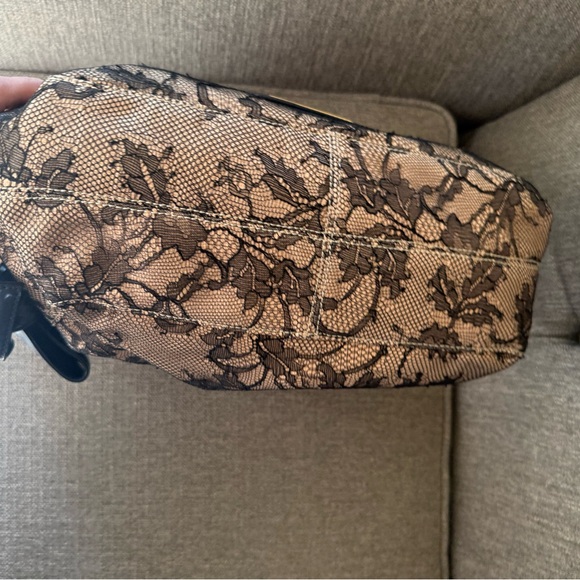 Valentino Garavani Raffia & Lace satchel bag - Picture 4 of 6